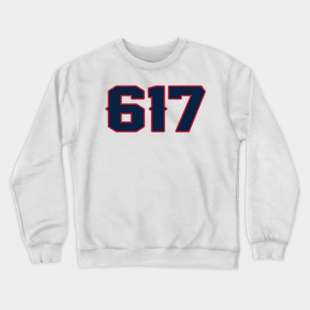 New England LYFE the 617!!! Crewneck Sweatshirt by OffesniveLine